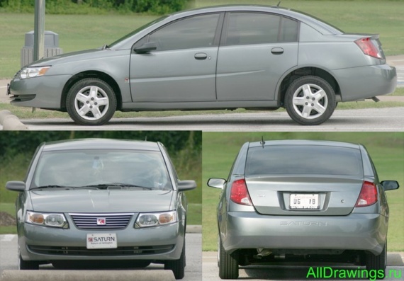 Saturns Ion (2005) (Saturn the Ion (2005)) are drawings of the car